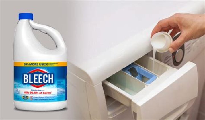 Can I put toilet bleach in my washing machine?