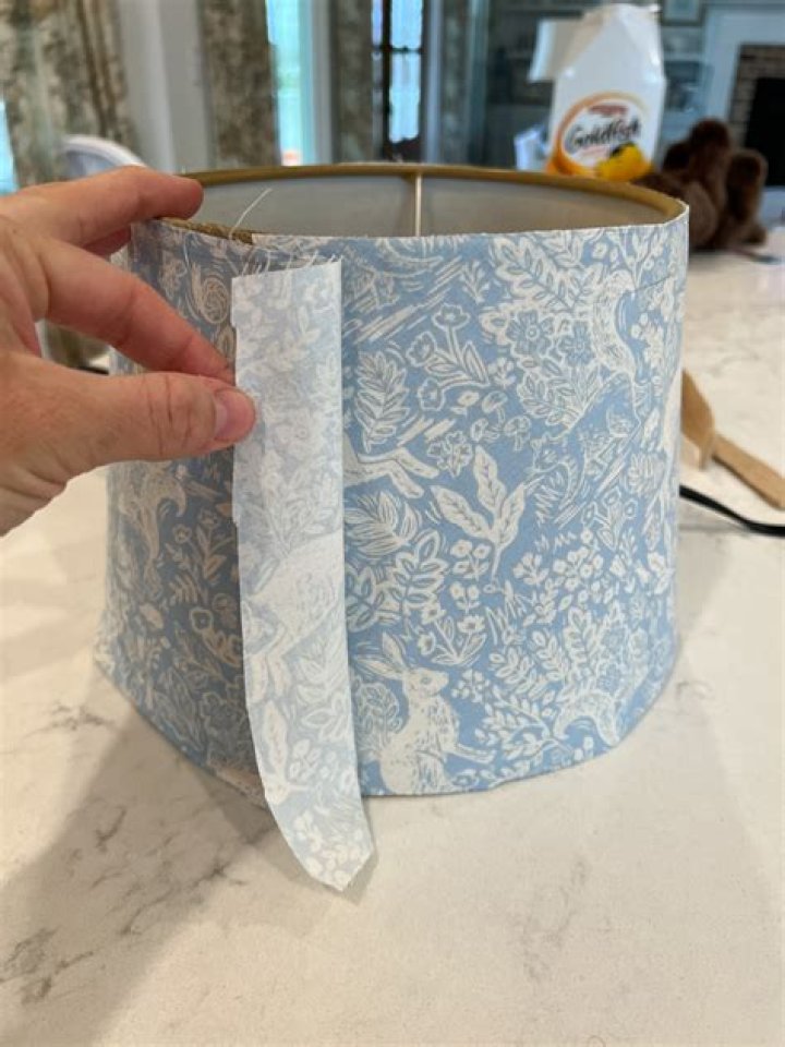 Can u paint a fabric lampshade?