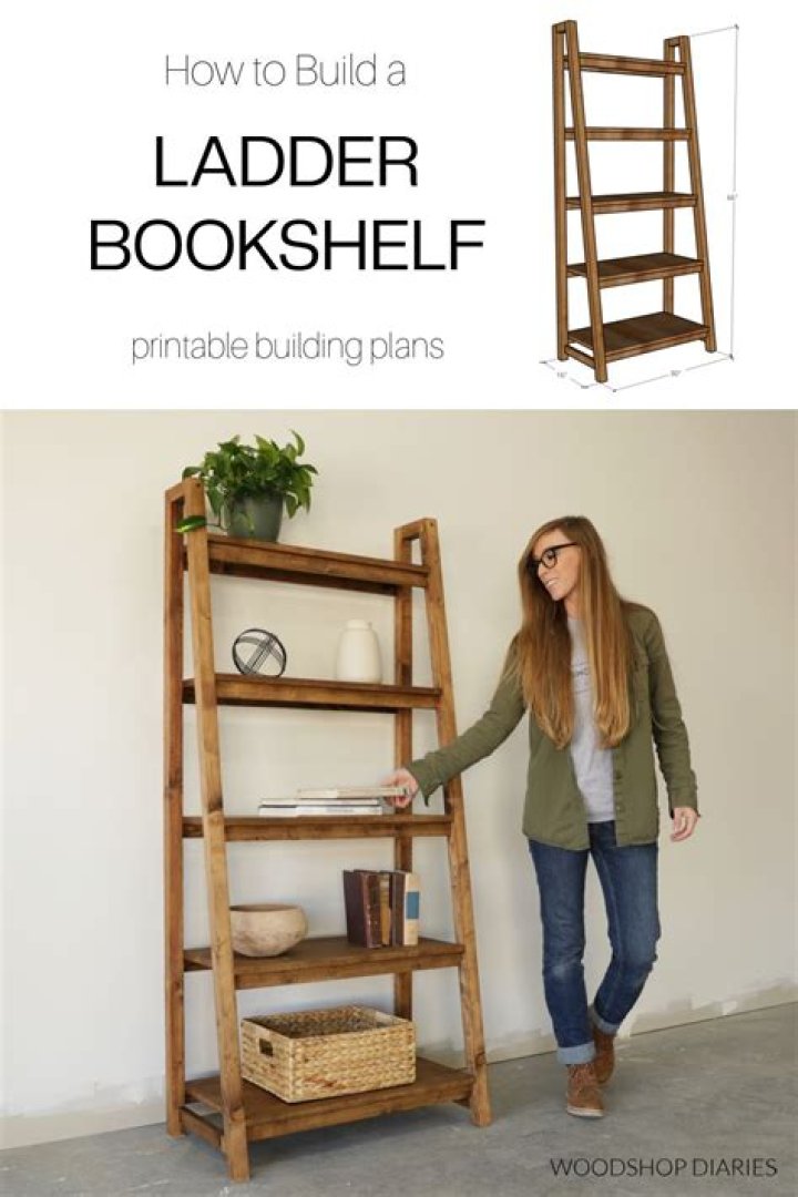 Can you put a ladder shelf in a corner?