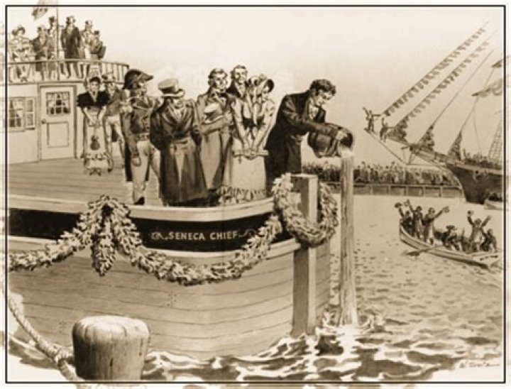 Did slaves work on the Erie Canal?