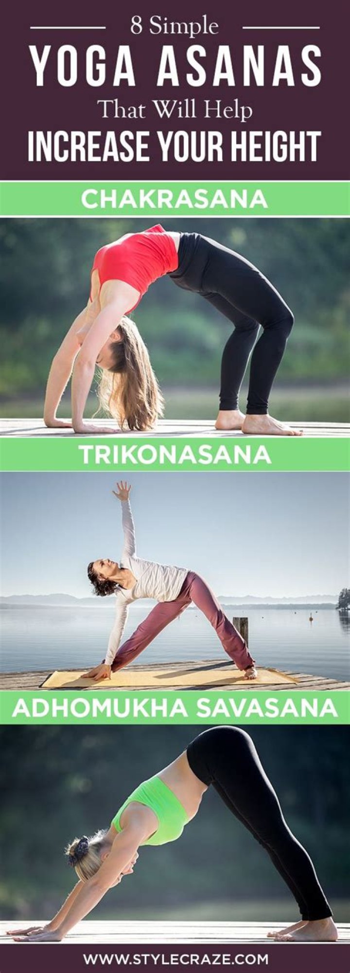 Does Chakrasana increase height?