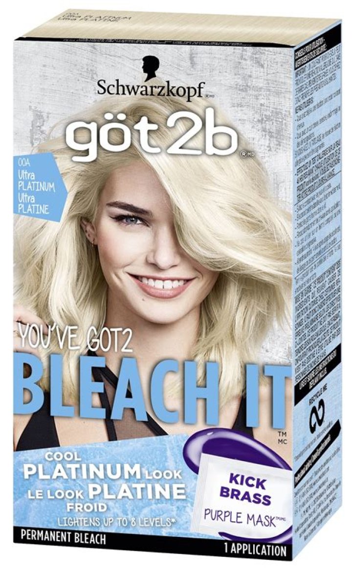 Does got2b hair dye have bleach in it?