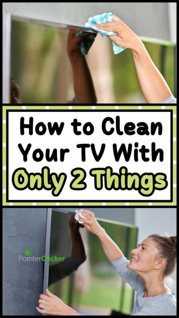 How can I clean my LG LED TV screen at home?