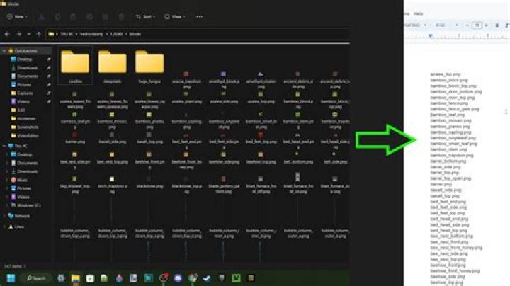 How do I get a list of files in a folder?