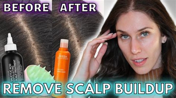 How do I remove buildup from my hair?