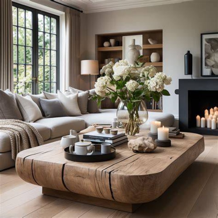 How do you display a coffee table?