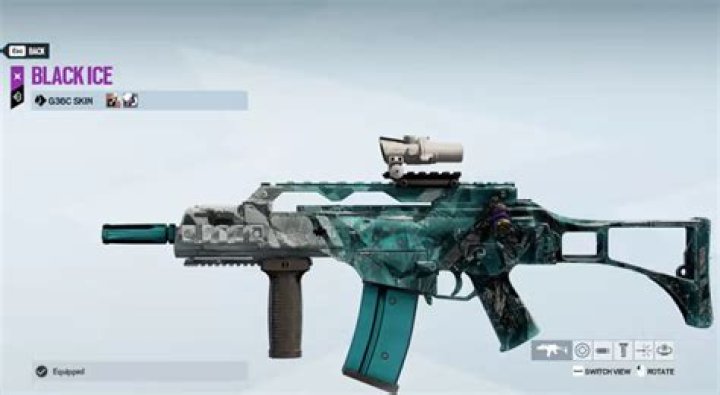How do you get Glacier skin in R6?