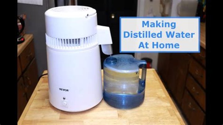 How do you make distilled water for a humidifier?