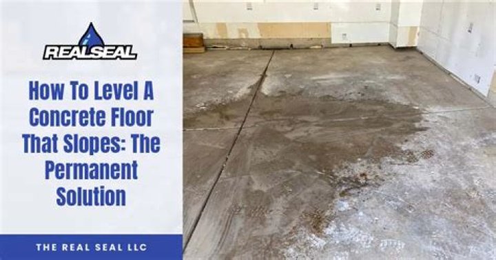 How do you seal an old concrete basement floor?