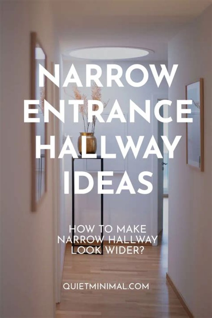 How do you style a narrow hallway?