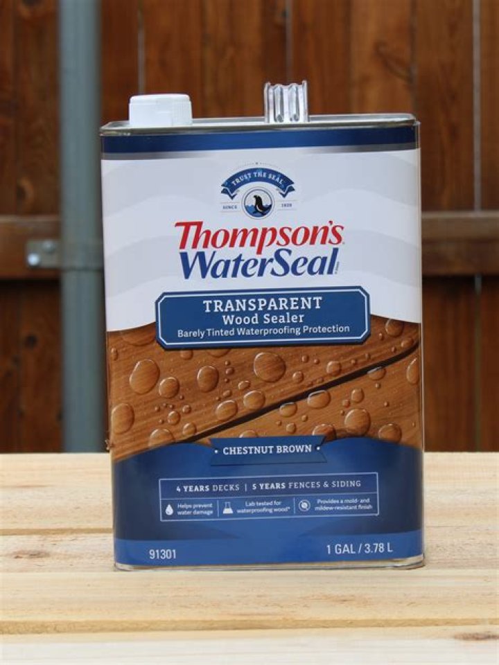 How long does it take Thompson Water Seal to dry on wood?