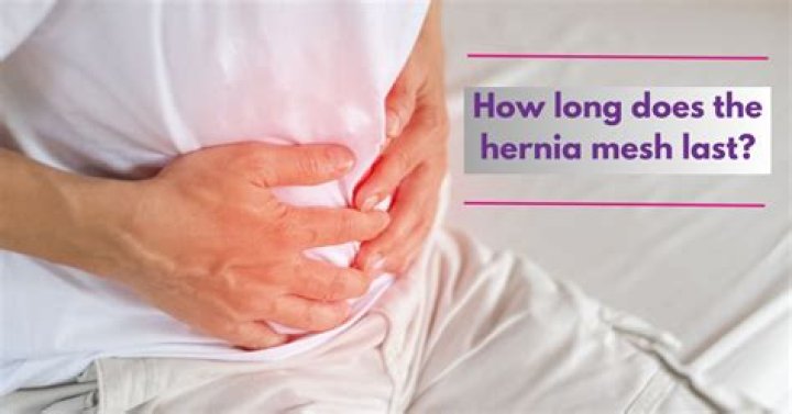 How long does stomach stay swollen after hernia surgery?