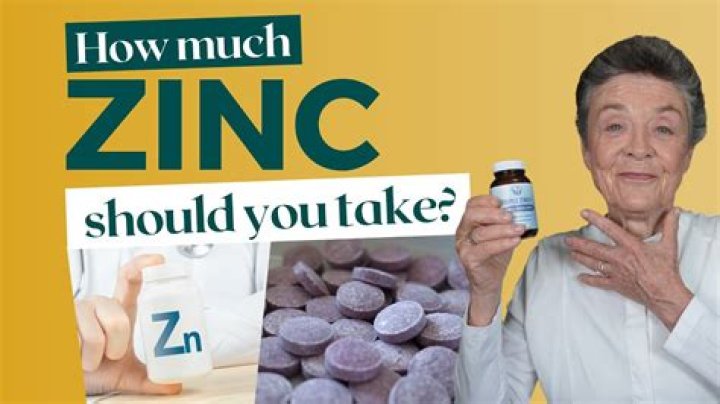 How much zinc gluconate should you take daily?