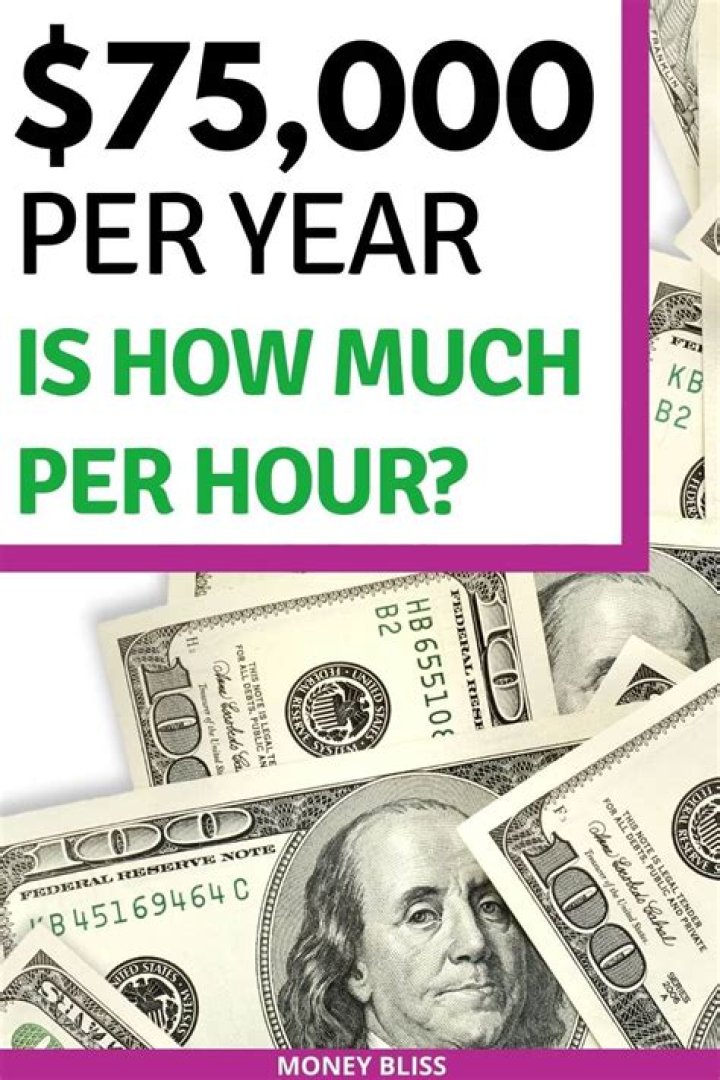 Is $75000 a good salary for one person?