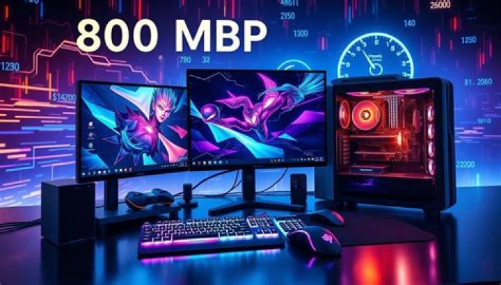 Is 800 Mbps good for gaming?