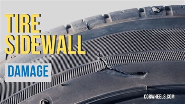Is it safe to drive with sidewall damage?
