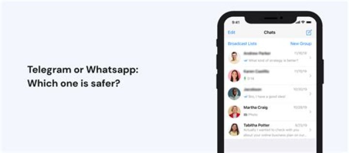 Is WhatsApp safer than Telegram?