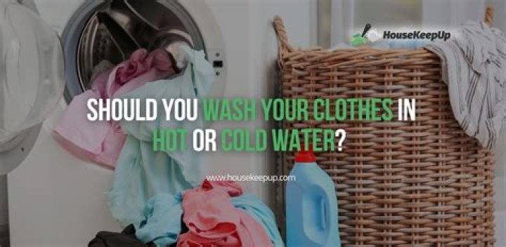 Should I wash white clothes in hot water?