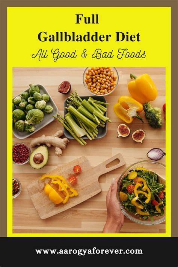 What are the best foods to eat when your gallbladder is acting up?