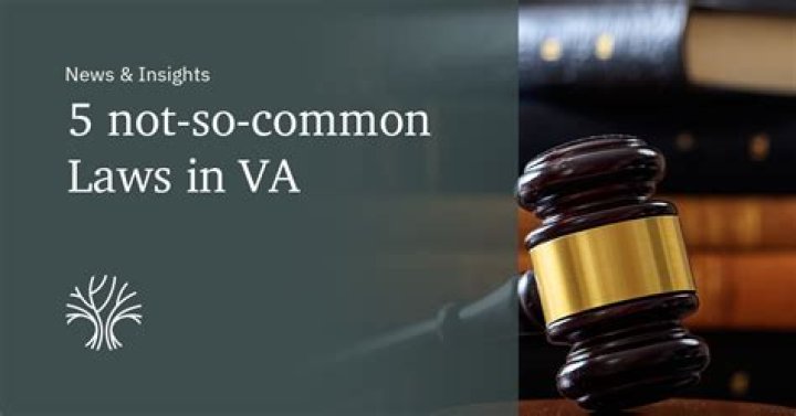What are weird laws in Virginia?