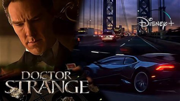What car is Dr Strange driving when he crashes?
