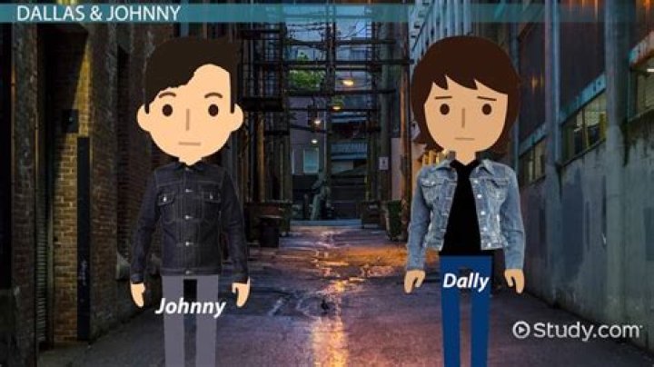 What does Dally say when Johnny dies?
