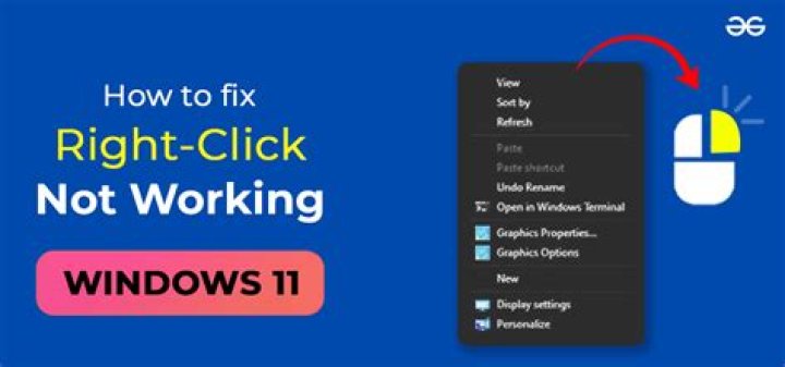 What does right click Disabled mean?