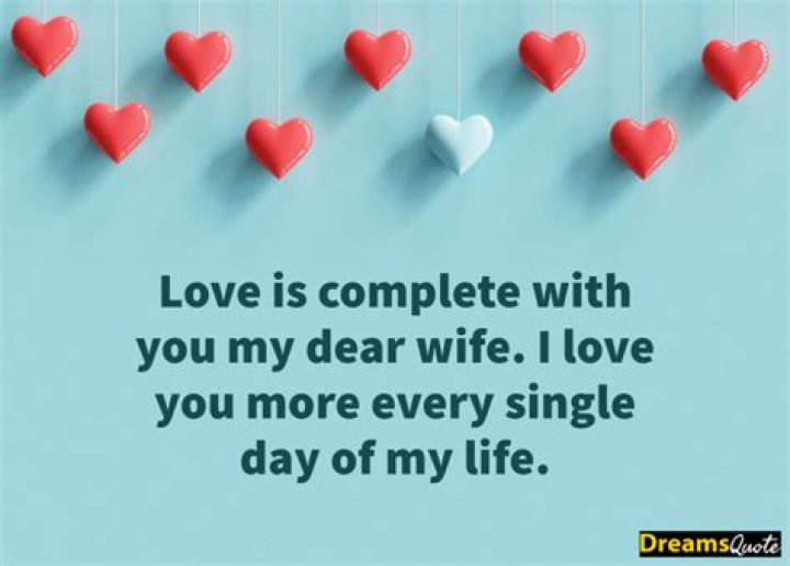 What is the best love message for wife?