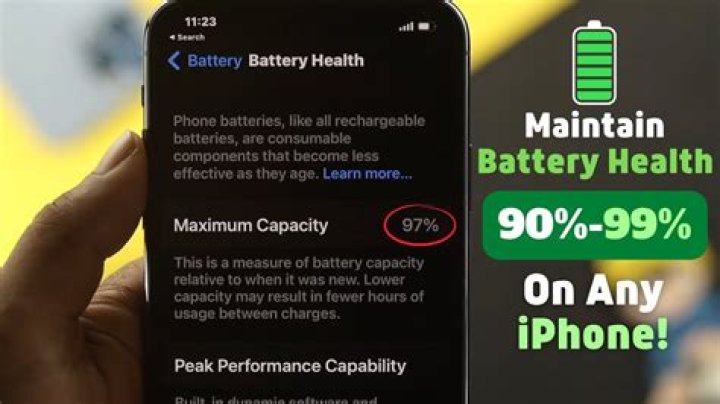 What should iPhone battery health be after 1 year?