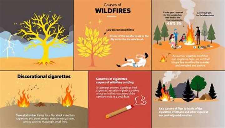 What three things cause fires?