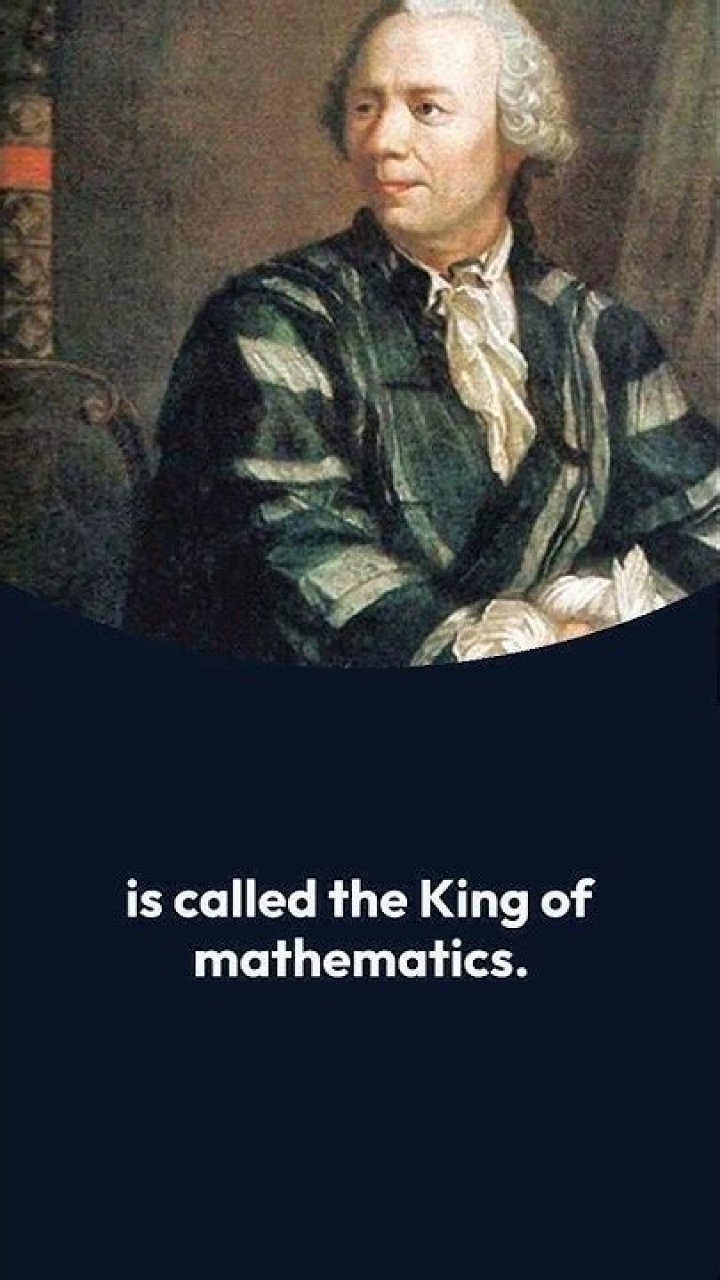 Who is known as King of mathematics?
