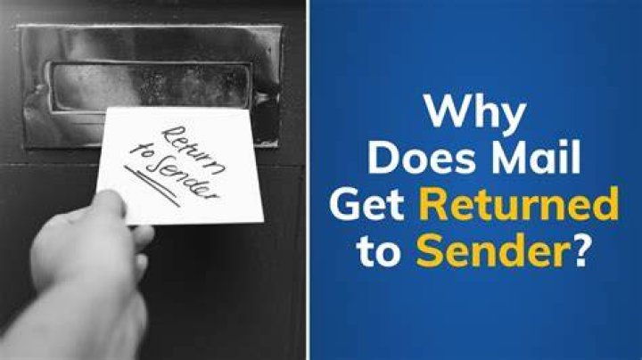 Why am I getting undelivered mail returned to sender?