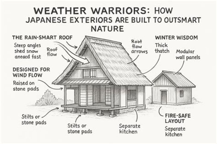 Why are Japanese roofs like that?