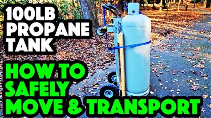 Why can't you lay down a propane tank?