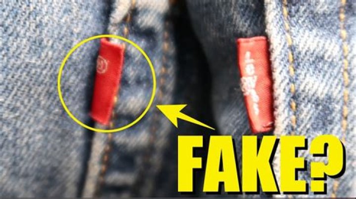 Why do some Levis have a blank red tab?