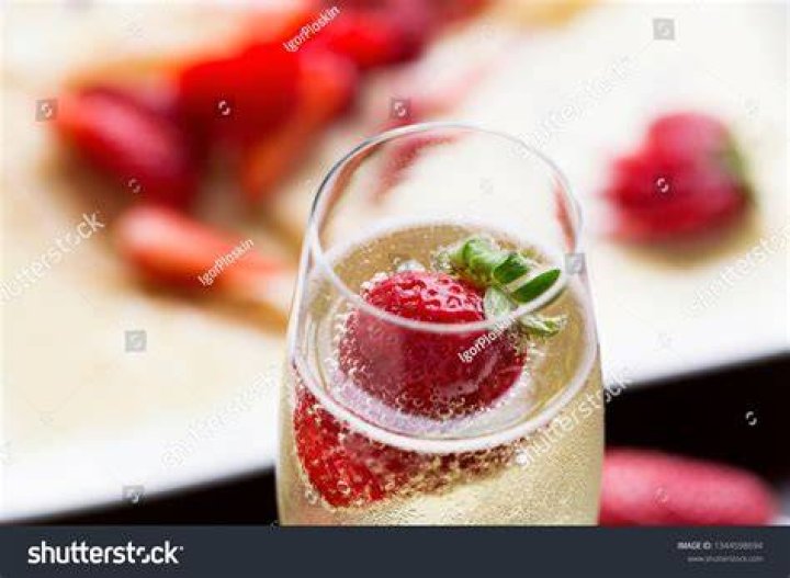 Why do you eat strawberries with champagne?