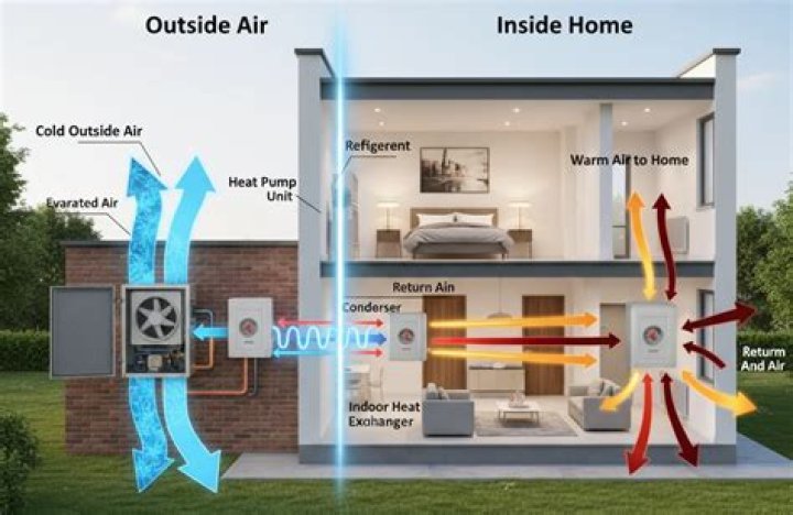 Will a heat pump heat the whole house?