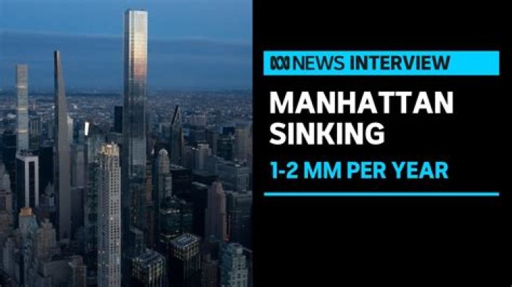 Will Manhattan ever sink?